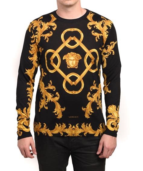 cardigan mens versace|versace sweaters for women.